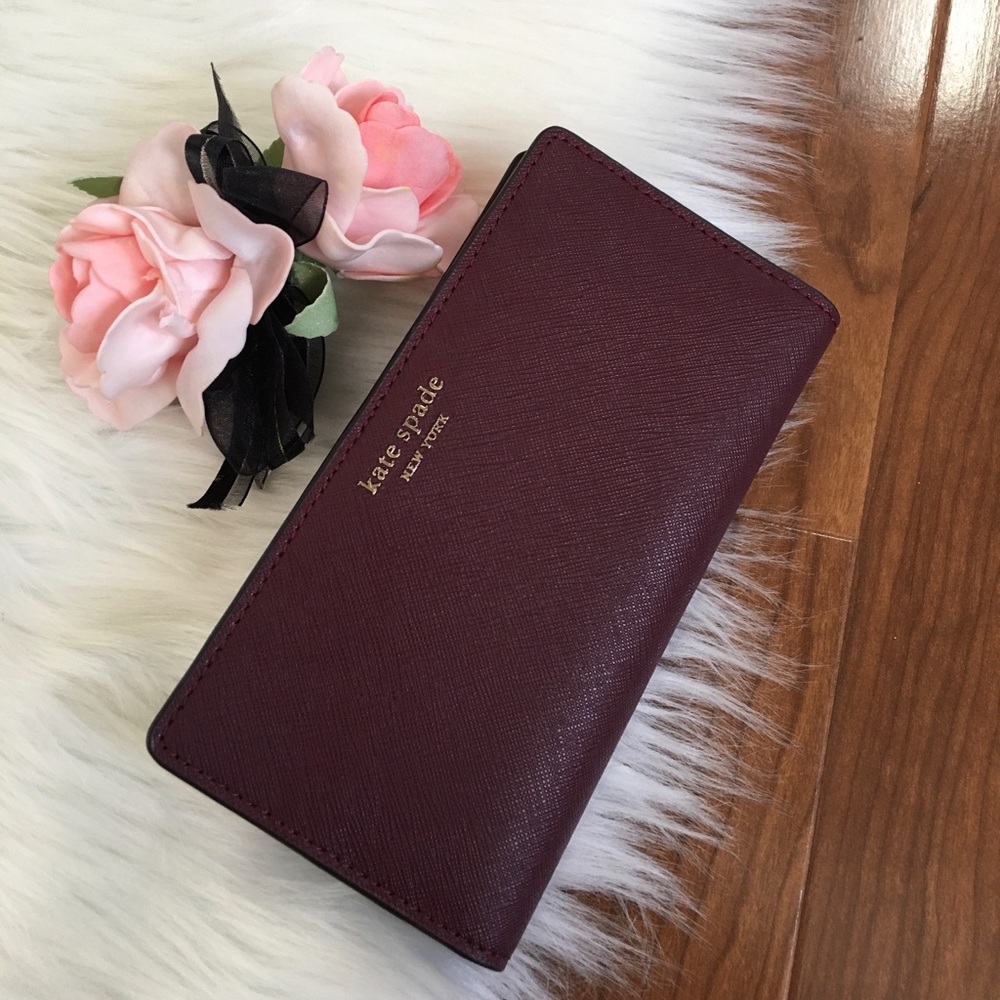 Kate spade LG slim bifold Cameron Wallet